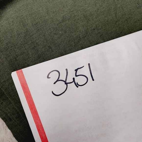 Naturals D&Co. Green High Rise Wide Leg Cropped Loose Fit Trousers 3451 - Picture 9 of 9